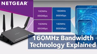 160MHz Bandwidth Technology  NETGEAR AC2600 Nighthawk X4S Smart WiFi Router [upl. by Ignacio]