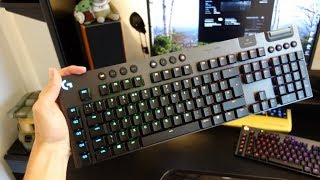 Logitech G915 G815 review  Lowprofile mechanical gaming keyboards  By TotallydubbedHD [upl. by Yellas371]