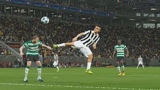 Juventus vs Sporting Lisbona  Champions League  quotPartono alla Grandequot  PES 2018 [upl. by Nossila285]