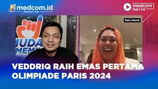 KETUM FPTI YENNY WAHID BANGGA VEDDRIQ RAIH EMAS PERTAMA OLIMPIADE PARIS 2024 [upl. by Amersham]