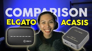 ELGATO AND ACASIS CAPTURE CARD COMPARISON [upl. by Ecirtaemed]