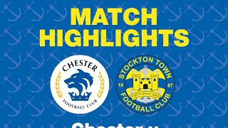 HIGHLIGHTS  Chester FC 10 Stockton Town [upl. by Husain658]