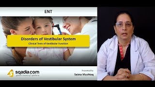 Disorders of Vestibular System  ENT Lectures  Medical Education  VLearning  sqadiacom [upl. by Acinyt]