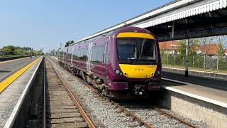 East Midlands Railway  Skegness to Grantham Rail Ride [upl. by Hannis]