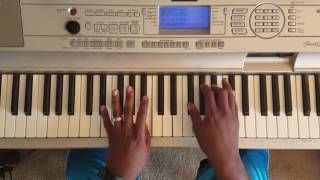 Drake quotPassionfruitquot piano tutorial with baseline [upl. by Odetta]