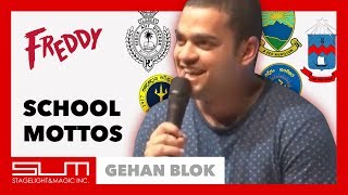 Sri Lankan School Mottos And What They Actually Mean  Gehan Blok at Freddy [upl. by Port]