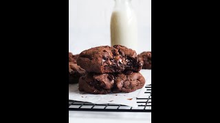 Double Chocolate Chip Cookies Recipe The Perfect Recipe for Chocolate Lovers shorts [upl. by Eulalie]