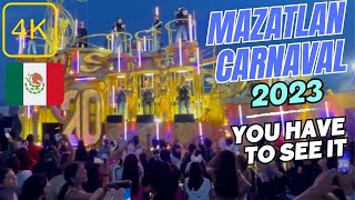 Carnaval Mazatlán 2023 in 4K  Sinaloa Mexico Subtitulos [upl. by Zusman329]