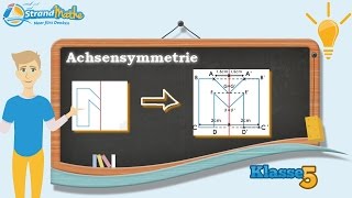 Achsensymmetrie verstehen  Klasse 5 ★ Wissen [upl. by Champ239]