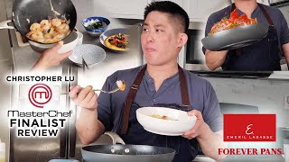 Master Chef Chris Lu Presents Forever Pans  Emeril Lagasse Cookware [upl. by Ynafetse]