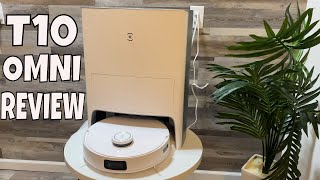 ECOVACS DEEBOT T10 OMNI Robot Vacuum and Mop Combo  Review [upl. by Moyer]