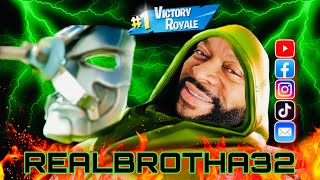 🔴LIVE FORTNITE STILL LOOKING FOR THE DR DOOM ISLAND  EPICPATNER  SALUTE  USE CODE REALBROTHA32 [upl. by Chamkis]