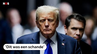 Historische veroordeling oudpresident Trump verliest zwijggeldzaak [upl. by Reibaj]