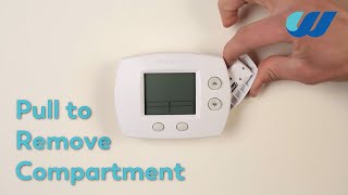 How to Change the Battery in a Honeywell Thermostat [upl. by Koo]