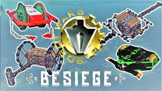 ROBOT WARS IN BESIEGE 2  Robot combat in Besiege [upl. by Steffie]