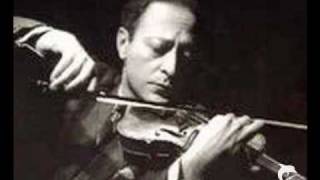 Jascha Heifetz plays Vitali Chaconne in G with Organ  Richard Ellsasser  Organ [upl. by Aihsetel503]