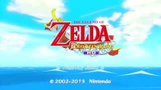 The Legend of Zelda The Wind Waker HD  Title Screen [upl. by Einnep]