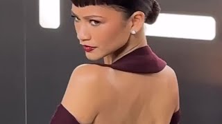 Zendaya a Parigi per la sfilata di Fendi [upl. by Atsylak]