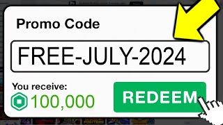 This SECRET Promo Code Gives FREE ROBUX Roblox July 2024 [upl. by Cristine551]