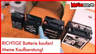 Kauf die RICHTIGE Batterie  Vespa amp Simson  motoerevo [upl. by Amador601]