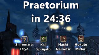 WR Praetorium in 2436 FFXIV Speedrun  Synced Coop [upl. by Eceirtal]