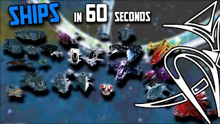 All Elite Dangerous ships quotreviewedquot under 60 seconds early 2021 [upl. by Sheri425]