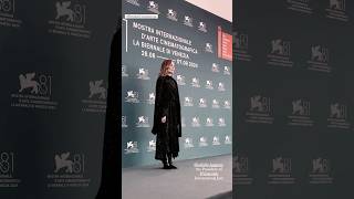 Isabelle Huppert at the press conference during Venice Film Festival isabellehuppert [upl. by Lorne]