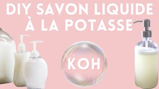 ✮ DIY ✮ TUTO Savon à la Potasse  Liquid Soap  Caly Beauty [upl. by Garett]