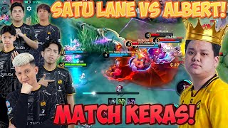 SATU LANE LAWAN MANTAN BAYI ALIEN RRQ VS ONIC ALBERT SERU BANGET [upl. by Alyose]