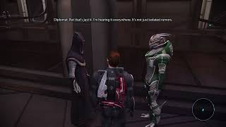 Salarian amp Turian argue over Saren Citadel NPC dialogue  Mass Effect 1 LE [upl. by Steward]