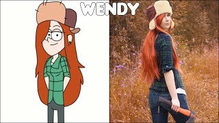 Gravity Falls Characters In Real Life [upl. by Malas]