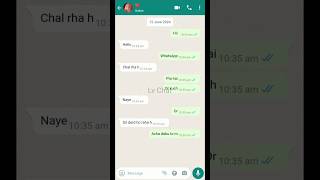 Double Meaning WhatsApp Lv Chat  whatsappchat whatsappmessage youtubeshorts [upl. by Ahsirtal]