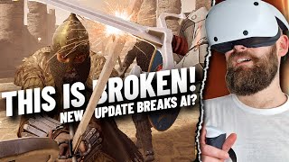 There is something WRONG with this PSVR 2 game  Broken AI amp VR Sword Fighting [upl. by Aimee]