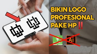 Bikin logo simpel di android  Cara membuat logo sendiri di HP‼️ [upl. by Maziar711]