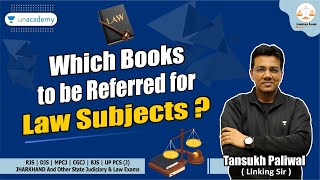 Which Books to be referred for LAW subjects   By Tansukh Paliwal [upl. by Leonard]