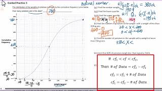 Topic 4 Analysis of Cumulative Frequency Graph [upl. by Bendite522]