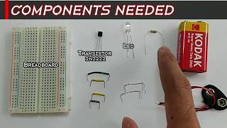 Simple and Basic Touch Sensor Circuit using 2N2222 Transistor [upl. by Nima]