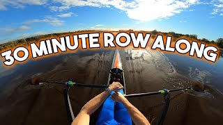 30 Minute Single Scull Training Session Row Along [upl. by Jeramie62]