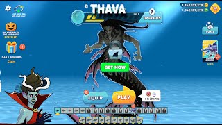 Hungry Shark Evolution  New Thava Boss Unlocked Anf Thava Boss Gameplay 2024  Hungry Shark Attack [upl. by Gnol]