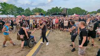 Donots  Circle Pit Moshpit Live SBÄM Fest 2023 Linz Austria [upl. by Kedezihclem245]