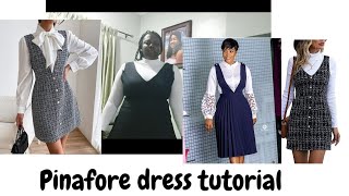 PINAFORE DRESS TUTORIAL pinaforedress pinaforedresstutorial [upl. by Nairrad330]