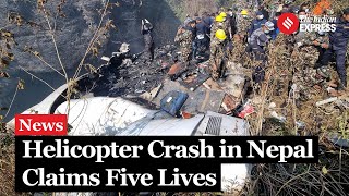 Nepal Helicopter Crash Fatal Helicopter Crash Near Kathmandu Second Incident within 30 days [upl. by Merkle]