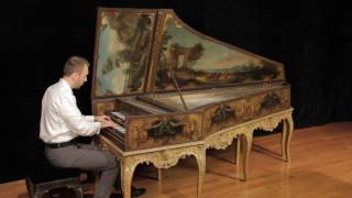 Harpsichord made by Henri Hemsch France Paris probably 1736 [upl. by Laersi]