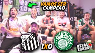 React Santos 1x0 Palmeiras  Melhores momentos  Gols  Paulistão [upl. by Carina399]