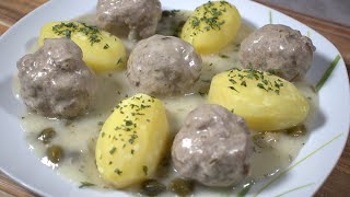 Königsberger Klopse so hat sie meine Mutter immer gemacht  Rezepte mit Hackfleisch [upl. by Chalmer658]