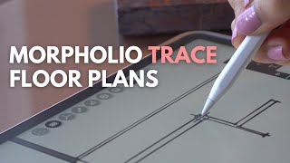 Draw floor plans in Morpholio Trace  Tutorial Series Pt 2 [upl. by Eesak483]