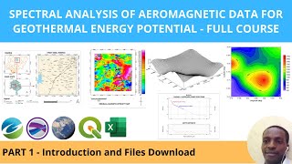 Part 1 Spectral Analysis of Aeromagnetic Data For Geothermal Energy Potential  Full Course [upl. by Rainger77]