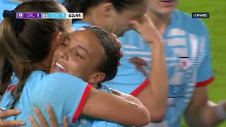 MALLORY SWANSONS FIRST NWSL GOAL OF THE 2024 SEASON  FULL HIGHLIGHT [upl. by Leeke]