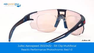 Fietsbril  Julbo Aerospeed RX Clip multifocal [upl. by Ahsela]