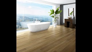 Natural Oak WATERPROOF floors  SPC Rigidcore 30 faster install [upl. by Latona]